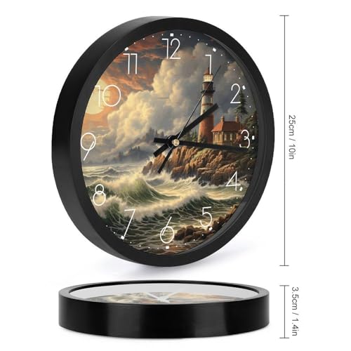 Horloge murale numérique à piles pour en finir avec le tic-tac - 3