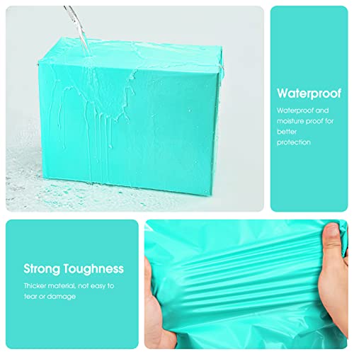 Image of Metronic Poly Mailers 24x24 50 Pcs Large Shipping Bags for Clothes Plastic Mailers Strong Self Seal Adhesive Shipping Envelopes for Small Business Tear-resistant Mailer Bags Mailing Envelopes in Teal