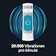 Dr.BEST Vibration Polimed Zahnbürste, Mittel (1 Stück), für eine 9x bessere Reinigungsleistung am Zahnfleischrand*