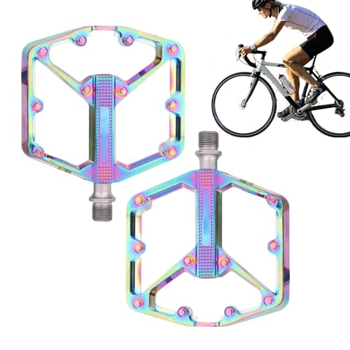 Pédales de vélo en alliage d'aluminium DU robustes pour le voyage