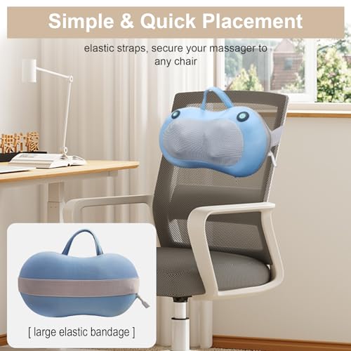 Xllent HSZ111 Neck Massager For Pain Relief Deep Tissue - Shiatsu Back And Neck Massager,Back Massager Deep Tissue Kneading Massager With Heat,Electric Massage Pillow thumb #6