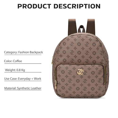 Image of Lavie Signature Women's Colourblock Conway Fashion Backpack for Women | Fashion Backpack for Work | Ladies purse | Stylish Shoulder Bag | Gift For Women