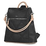 Características principales: Ideal para uso diario. Muy completo. Resistente al desgaste. Materiales y costuras de alta calidad. Mochila multifunción , mochila y bolso. Con tirantes regulables y asa corta extraíble para convertirla en bolso. Abertura posterior con función antirrobo. Bolsillo trasero e interior con cierre de cremallera. Bolsillos interiores organizadores.