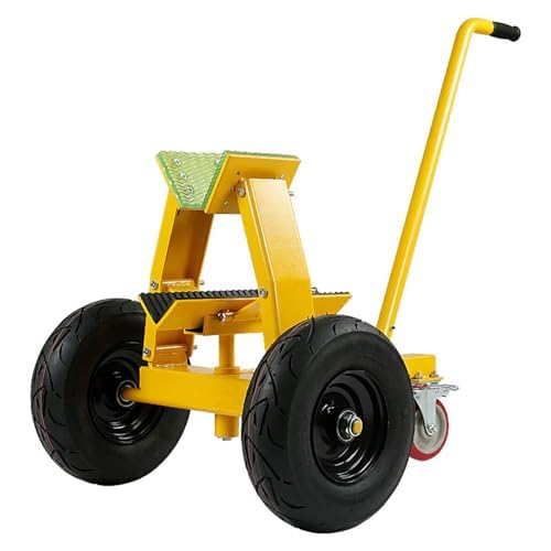Carrello resistente per marmo, lastre e porte in pietra, carrello per movimentazione materiali con manico staccabile, presa sicura