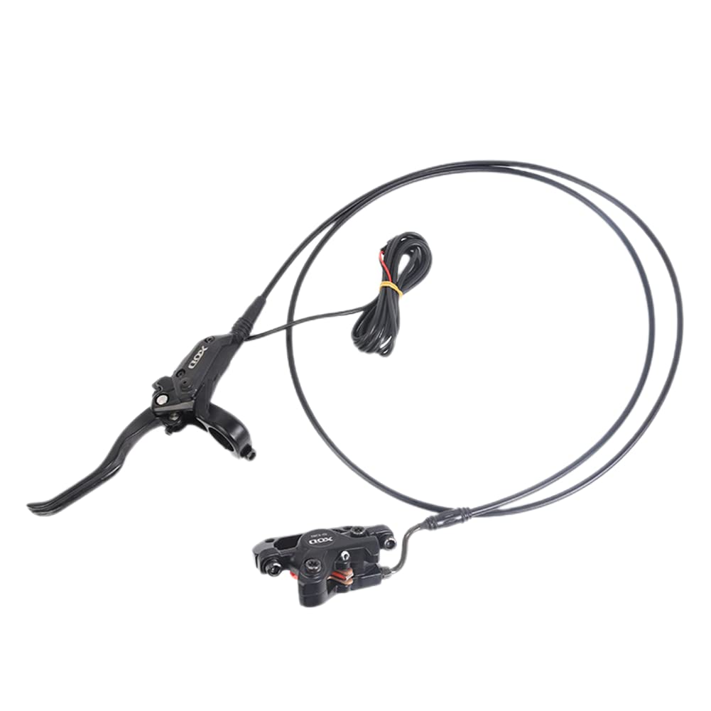 Set di Freni per Bici, Freno a Disco Idraulico per Bici Anteriore e Posteriore, Freno Ibrido per Mountain Bike, Freno a Disco Idraulico, Cambio di Controllo dell'alimentazione elettrica, Posteriore