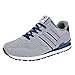 Scarpe da Fitness Sneakers Scarpe da Ginnastica Running Sneakers Scarpe Running Sportive Sneakers Sneakers Running Atletico Palestra Scarpe Sport (44 EU,Plus Velvet-Grigio)
