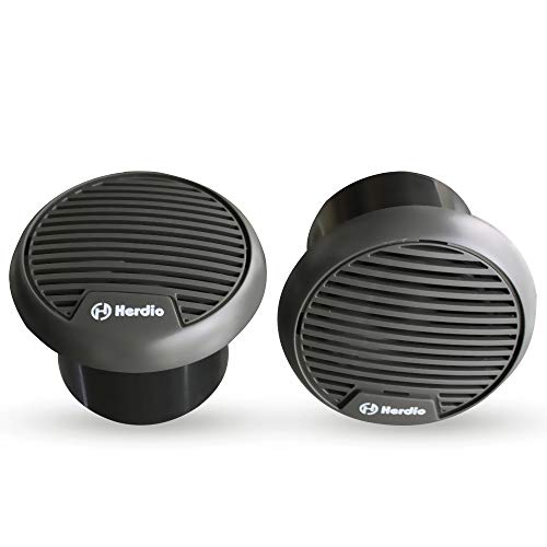 Herdio 3 Inch Waterproof Marine Speakers Full Range Audio Motorcycle Speaker Stereo System