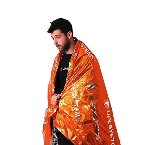Lifesystems Emergency Silver Foil Thermal Blanket For Hiking, Mountaineering And Outdoor Survival