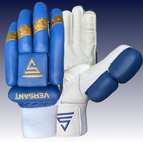 Image of VERSANT PRO DG Cricket Batting Gloves with PITTARD Palm (MI-GT Edition, Men Size, Right Handed)