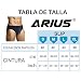 ARIUS Calzoncillo Slip con Relleno Delantero para Aumentar el Volumen y tamaño...