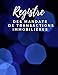 Produktbild Registre des mandats de transactions immobilières: Conforme à l'article 72 du Décret n° 72-678 Cahier de Suivi Agence Immobilière & Agents ... Format,registre de transactions immobilières