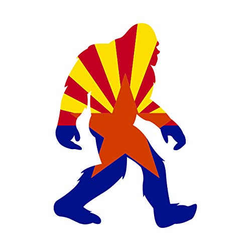 Arizona Bigfoot Sticker FA Graphix Vinyl Decal AZ Big Foot Sasquatch yeti - 1.25 Wide