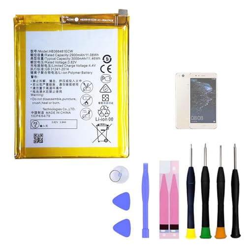 compatibile con Aousavo HB366481ECW - Batteria di ricambio HW P10