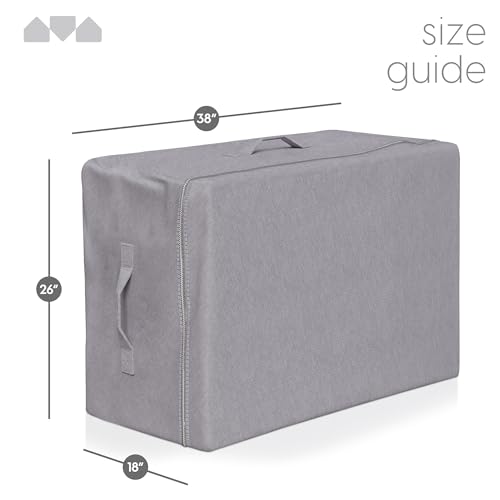 Image of Milliard Carry Case for the Tri-Folding Memory Foam Mattress 6 Inch Twin XL Size (78 inch x 38 inch x 6 inch) (Mattress NOT Included)