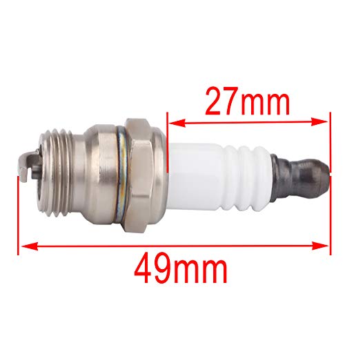 Image of 794-00055A Spark Plug for Champion RDJ7J MTD 753-06847 753-06193 Bolens BL110 BL125 BL160 Troy Bilt TB22 YN22EC TB32EC TB35EC TB25C TB25CB Trimmer Brushcutter