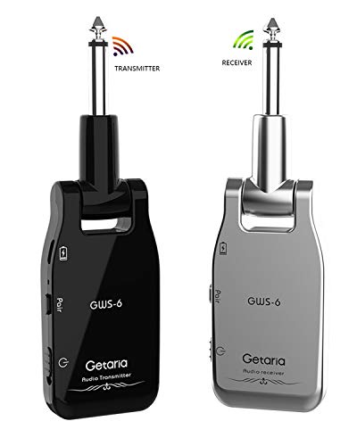 Getaria Wireless Guitar Transmitter Receiver set 2.4GH Wireless Guitar System for Electric Guitar