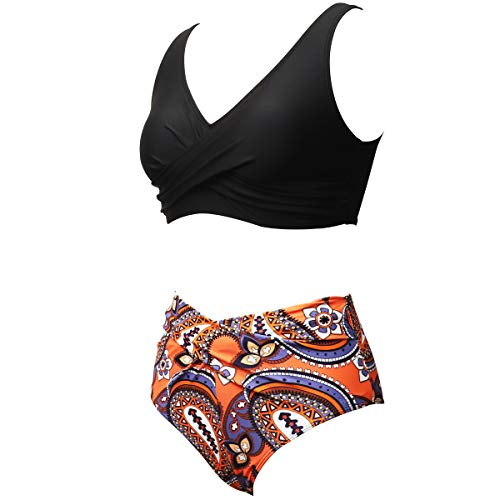 Image of JerrisApparel Girl Swimsuit Two Pieces Bikini Set Family Matching Bathing Suit