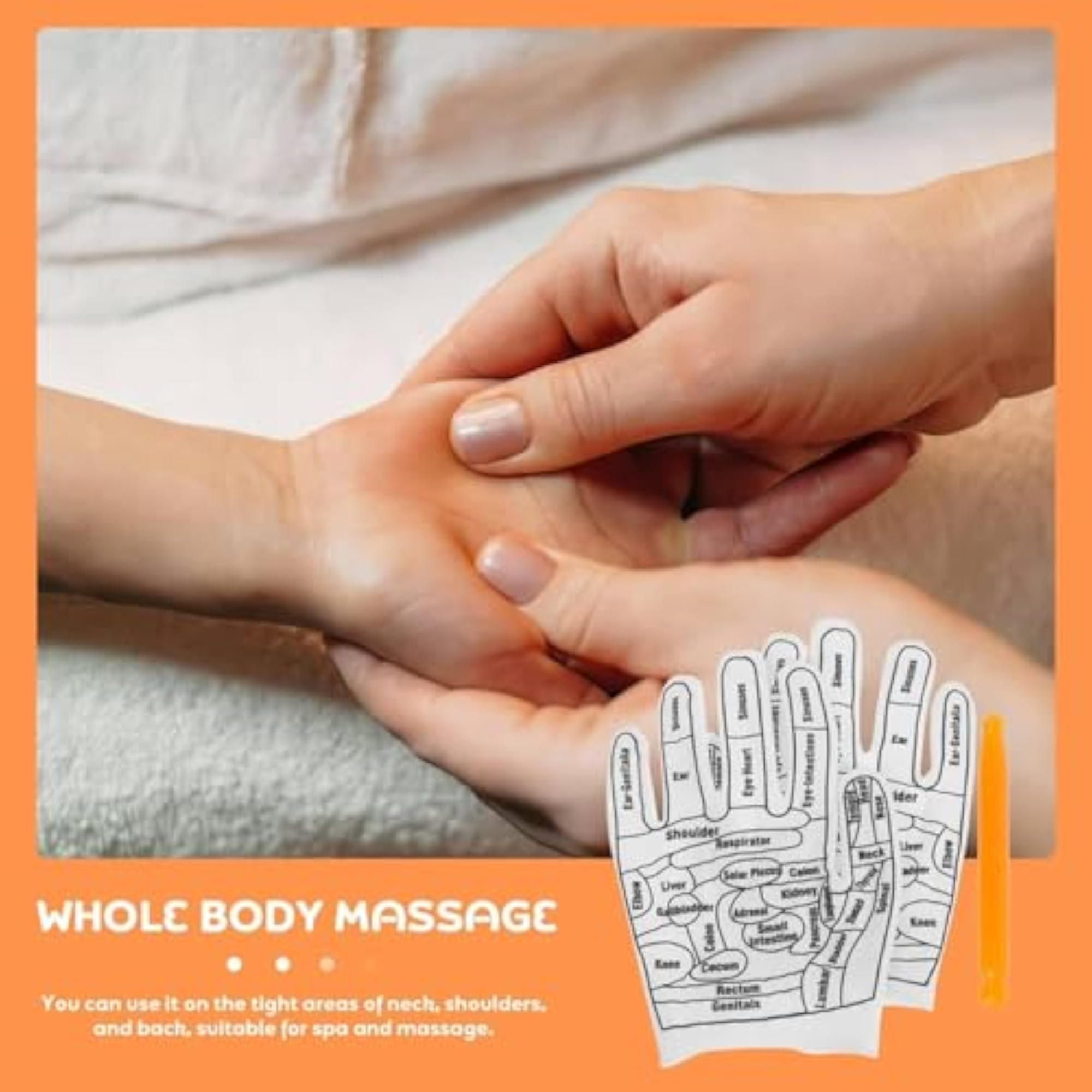 Acupressure Point Massage Hand Gloves, Reflexology Spa Gift