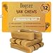 Dogsee Original Yak Cheese Himalayan Dog Chews 3lb (Large - 12 Bars) .100% Natural, 60% Protein, Dog Treats for Large Breed Dog Chews Long Lasting for Aggressive Chewers