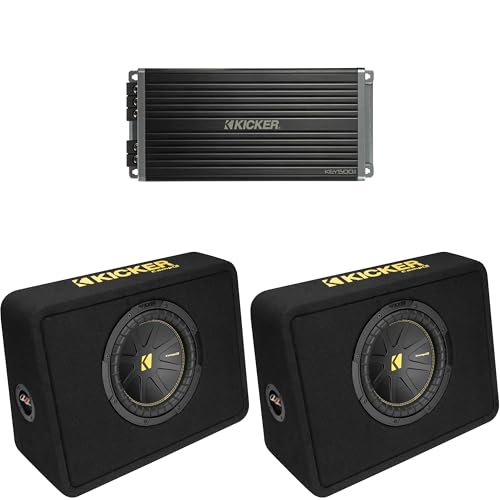 Kicker Key500.1 Smart Mono Amp & (2) 10