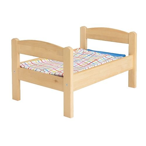Amazon | IKEA(イケア) DUKTIG 人形用ベッド ベッドリネンセット付き