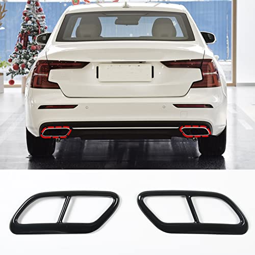 Embellisseur de pot d'échappement en acier inoxydable pour rénover cadre Volvo S90 V90