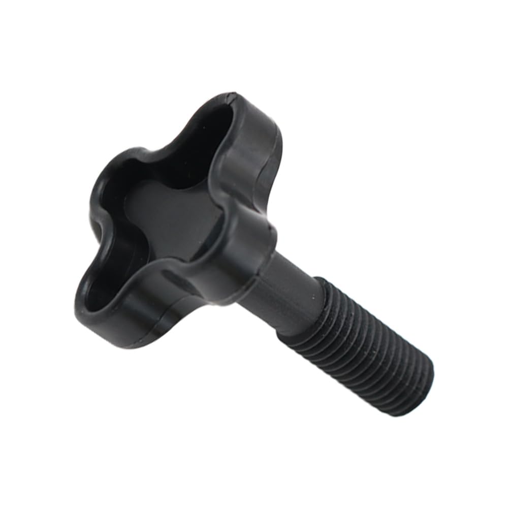 2 Pezzi M12 Vite di fissaggio in plastica, Manopola Tettoie Altalena da Giardino Raccordi in plastica per fissare il telaio del baldacchino al telaio dell'altalena - Nero