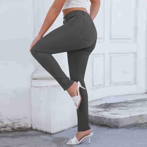 Women’s Skinny Jeans Vintage Butt Lifting (Ripped) Denim Pants High Waisted Super Stretch Casual Slim Fit Pants2