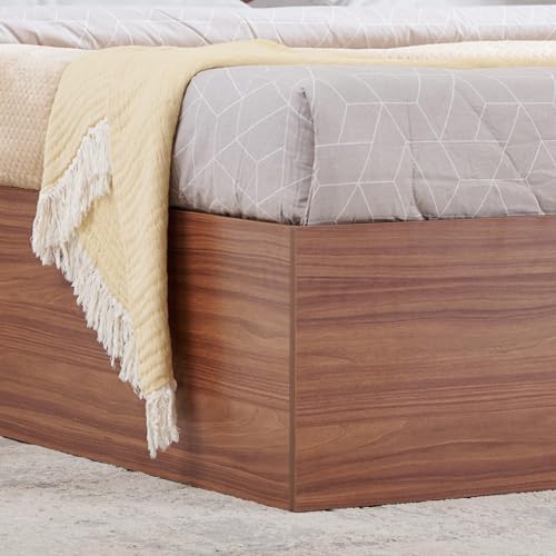 Image of Home Centre | Helios - Alton | Engineered Wood | Box Storage | King Beds | Walnut | 1 Year Warranty