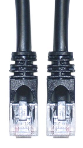 Offex Cat 6 Black Ethernet Patch Cable, Snagless/Molded Boot, 14 Foot