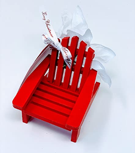 Christmas In Heaven Poem In Empty Chair Tree Ornament Decoration For Remembrance And Sympathy In Red #TOP5