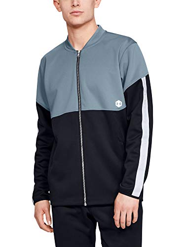 Under Armour Athlete Recovery Knit Warm Up Top Parte Superior Del Calentamiento, Hombre, Gris, Lg Under Armour Athlete Recovery Knit Warm Up Top Parte Superior Del Calentamiento, Hombre, Gris, Lg