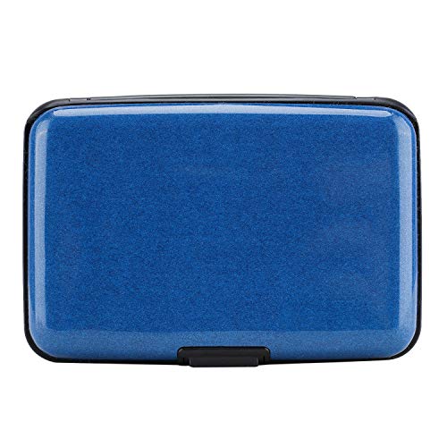 La Mejor Selección de Tarjetero de Aluminio los más recomendados. 42 ELFISH - Protector de tarjetas de crédito con bloqueo RFID, funda de identificación de aluminio, carcasa dura, tarjeteros de visita, portafolios de metal para hombres o mujeres,...