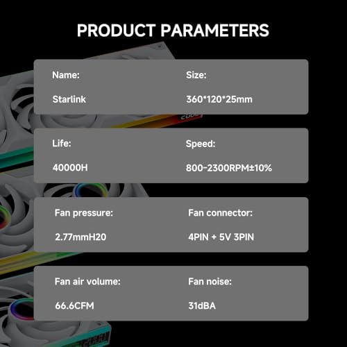 Ventilateur 360 ARGB PC idéal pour un studio de streaming lumineux