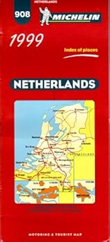 Map Michelin 1999 Netherlands Nederland/Michelin 1999 Pays-Bas (Michelin Map, 908) Book