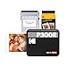 Price comparison product image KODAK Mini 3 Retro 4PASS Portable Photo Printer (7.5x7.6cm) - Pack with 38 Sheets, Black
