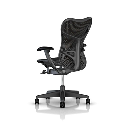 Image of Herman Miller Mirra 2 Task Chair: Black Latitude with Butterfly Suspension Back