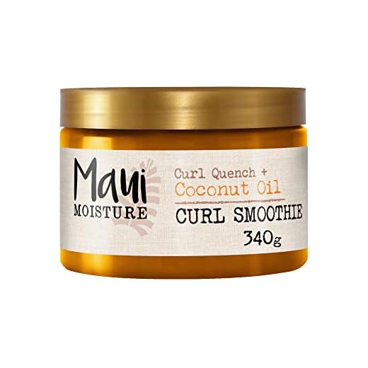 Maui Moisture, Mascarilla para Rizos con Aceite de Coco, Para pelo Grueso Rizado, 340 ml