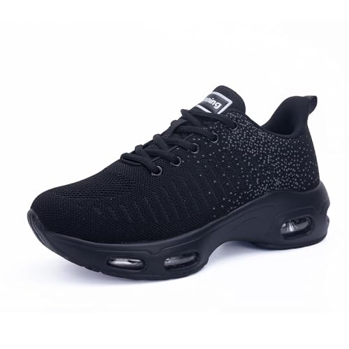 Image of Womens Slip On Tennis Sneakers Walking Running Shoes Easy to Wear