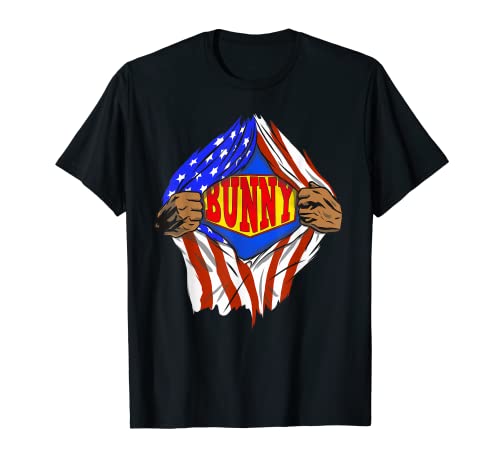 Funny Super Bunny Hero Family T-Shirt