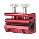 Schmiermittelwerkzeug, Dual Cable Oiler Luber Lubricator Tool Aluminiumzubehör Gummimodifikation Für ATV-Tool(rot)
