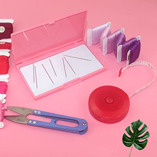 Image of 1 Piece Sewing Storage Case Magnetic Needle Storage Case Portable Magnetic Needle Keeper Cross Stitch Sewing Knitting Pin Holder Case Organizer