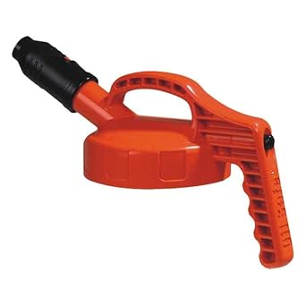 OilSafe 100506 Orange Stumpy Spout Lid