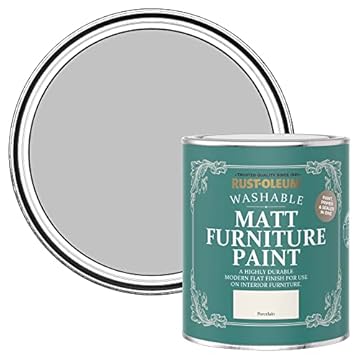 Rust-Oleum Off White Furniture Paint in Matt Finish - Porcelain 750ml