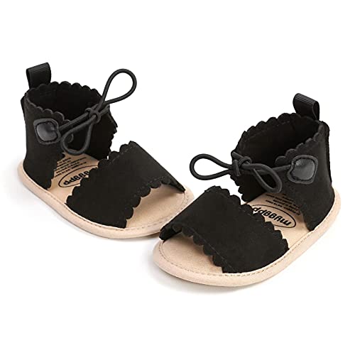 Image of Infant Baby Girls Boys Summer Sandals Premium Unisex Non Slip Rubber Soft Sole Breathable Toddler First Walker Outdoor Beach Shoes