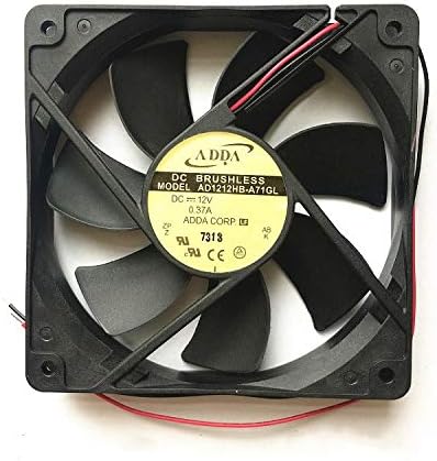 for ADDA AD1212HB-A71GL 12025 2-Wire Chassis Fan 12v 0.37A