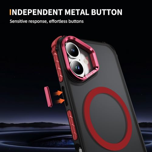 Coque de protection militaire pour iPhone 16 Plus fine et magnétique - 4