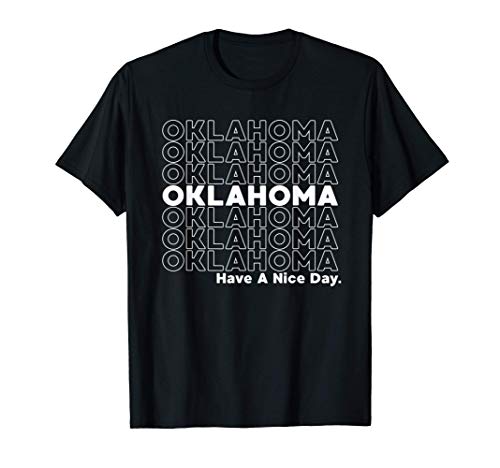 Oklahoma Grocery Bag Thank You Funny State Gift Camiseta