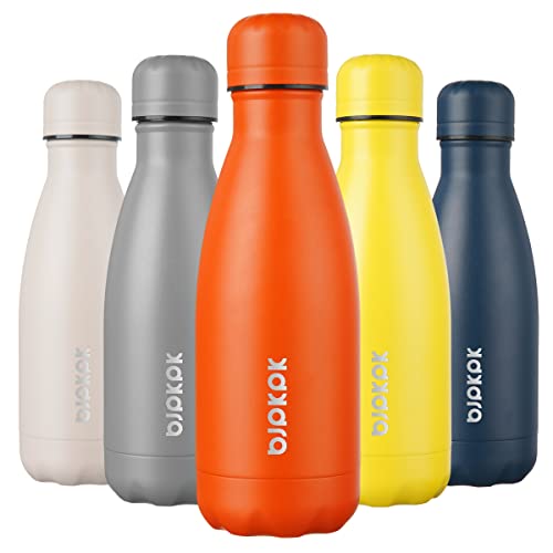 Image of BJPKPK 12 oz Small Insulated Water Bottle, Stainless Steel Leak Proof Flask