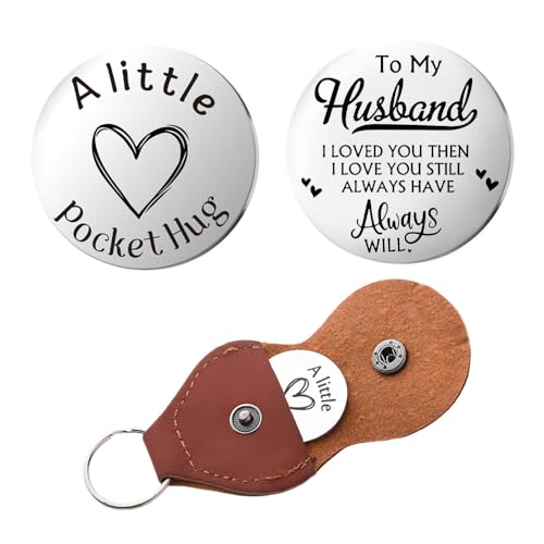 Husband Anniversary Birthday Gifts for Men Little Pocket Hug